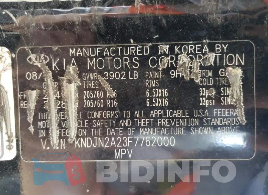 KNDJN2A23F7762000 Photo# 12