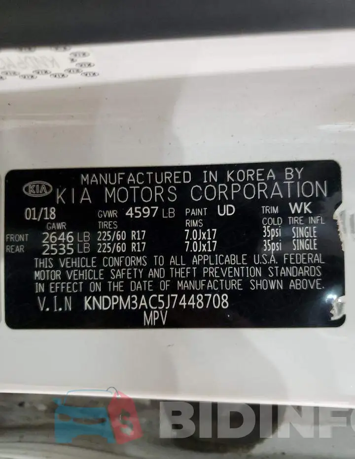 KNDPM3AC5J7448708 Photo# 13