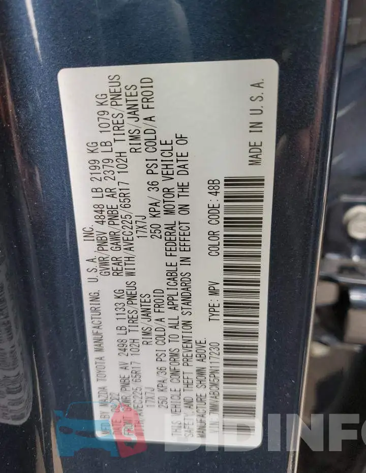 7MMVABCM5PN117230 Photo# 14
