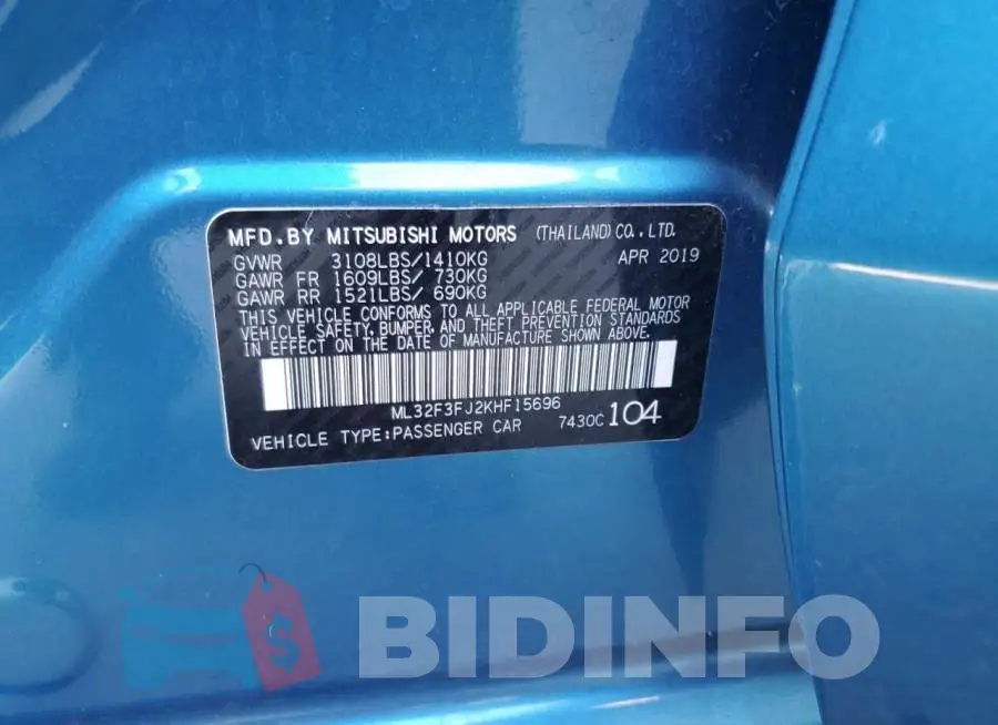 ML32F3FJ2KHF15696 Photo# 12