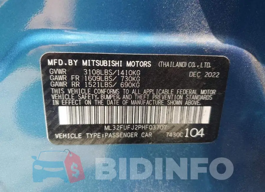 ML32FUFJ2PHF03707 Photo# 13