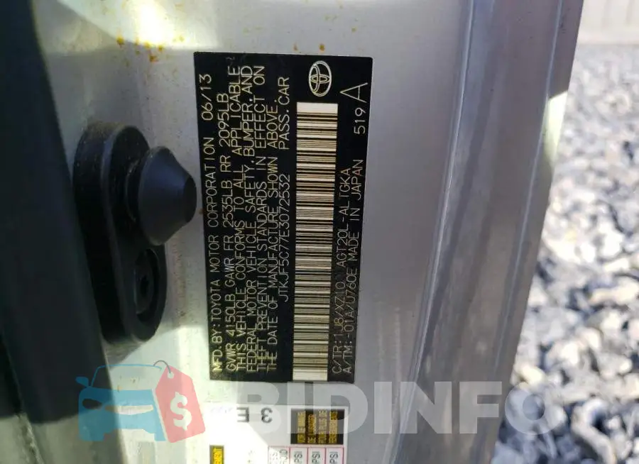 JTKJF5C77E3072532 Photo# 12