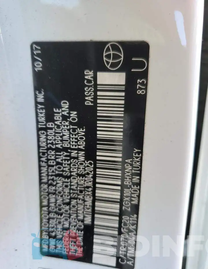 NMTKHMBX4JR042025 Photo# 13