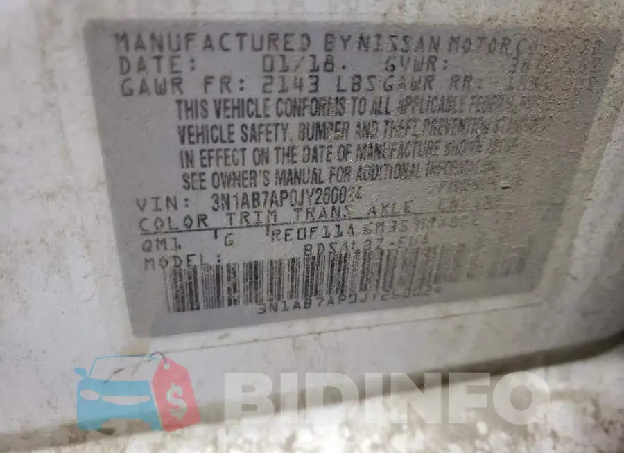 3N1AB7AP0JY260024 Photo# 12