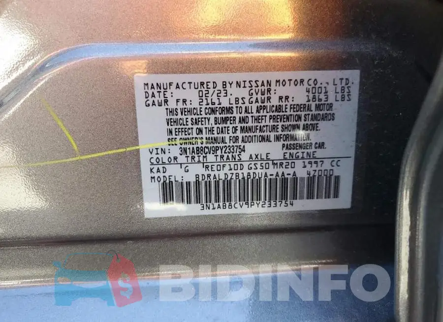3N1AB8CV9PY233754 Photo# 12