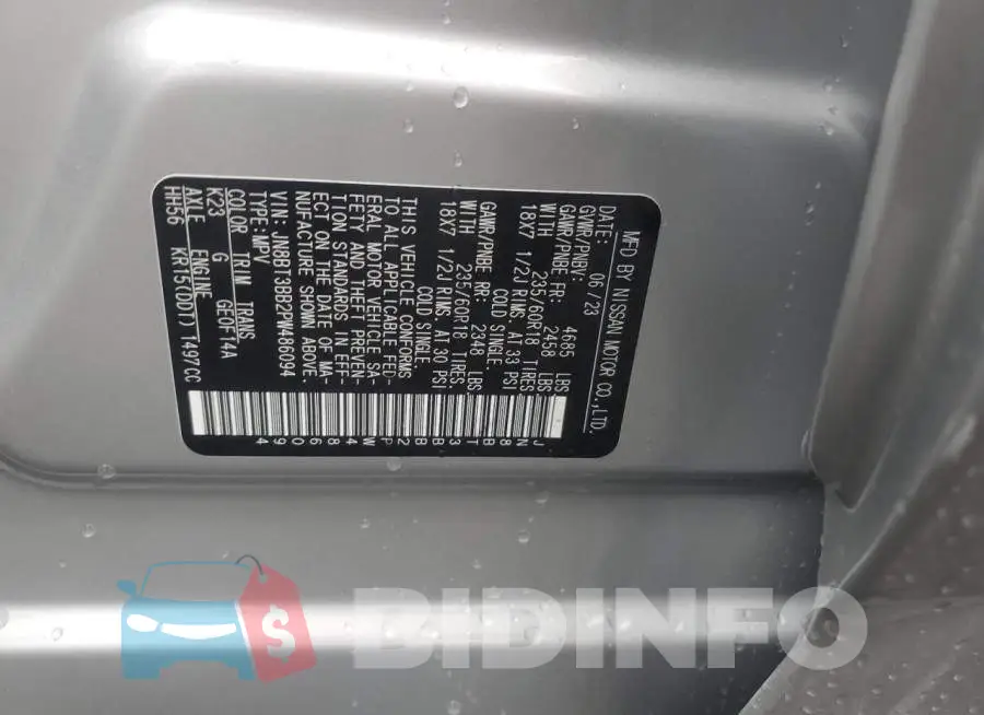 JN8BT3BB2PW486094 Photo# 12