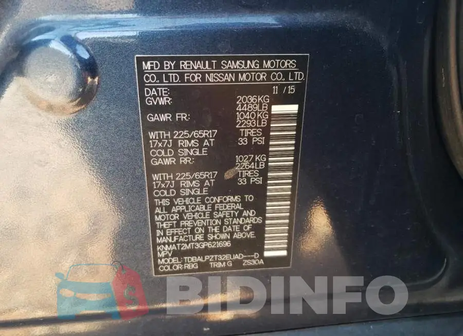 KNMAT2MT3GP621696 Photo# 12