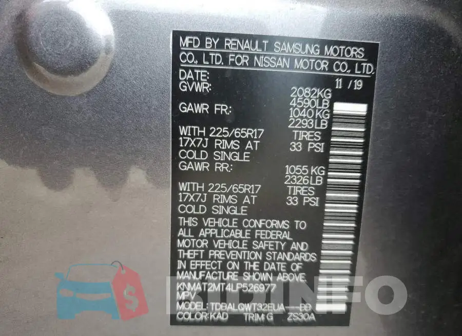 KNMAT2MT4LP526977 Photo# 12