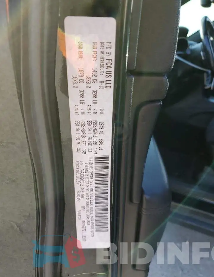 1C4RJEAGXFC131442 Photo# 14