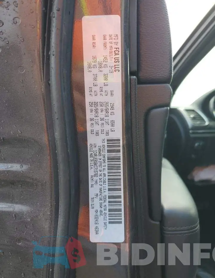1C4RJEBG6KC715782 Photo# 13