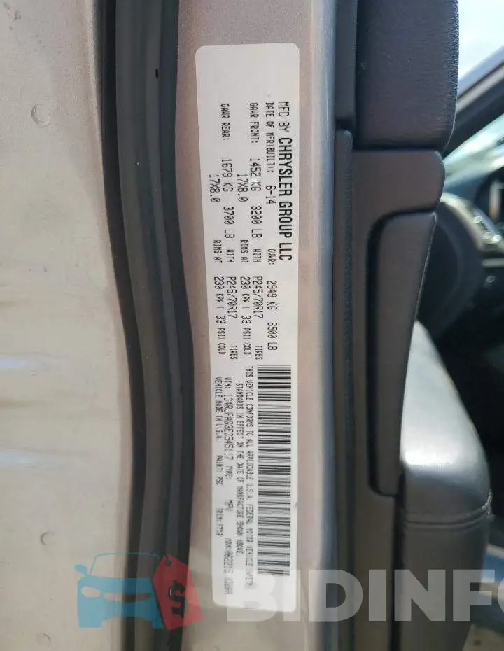 1C4RJFAG3EC545117 Photo# 13