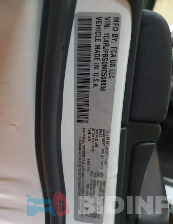 1C4RJFBG0MC568836 Photo# 13