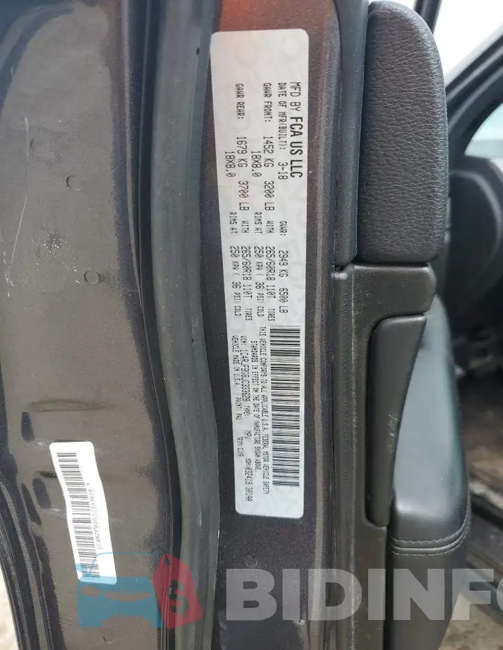 1C4RJFBG8JC333628 Photo# 12