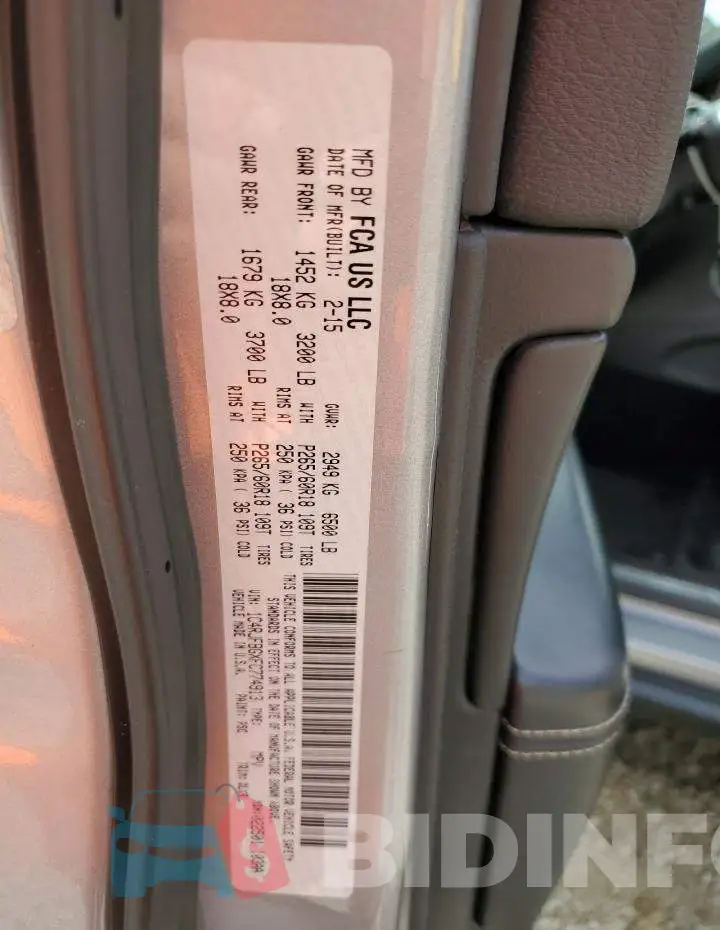 1C4RJFBGXFC774913 Photo# 14