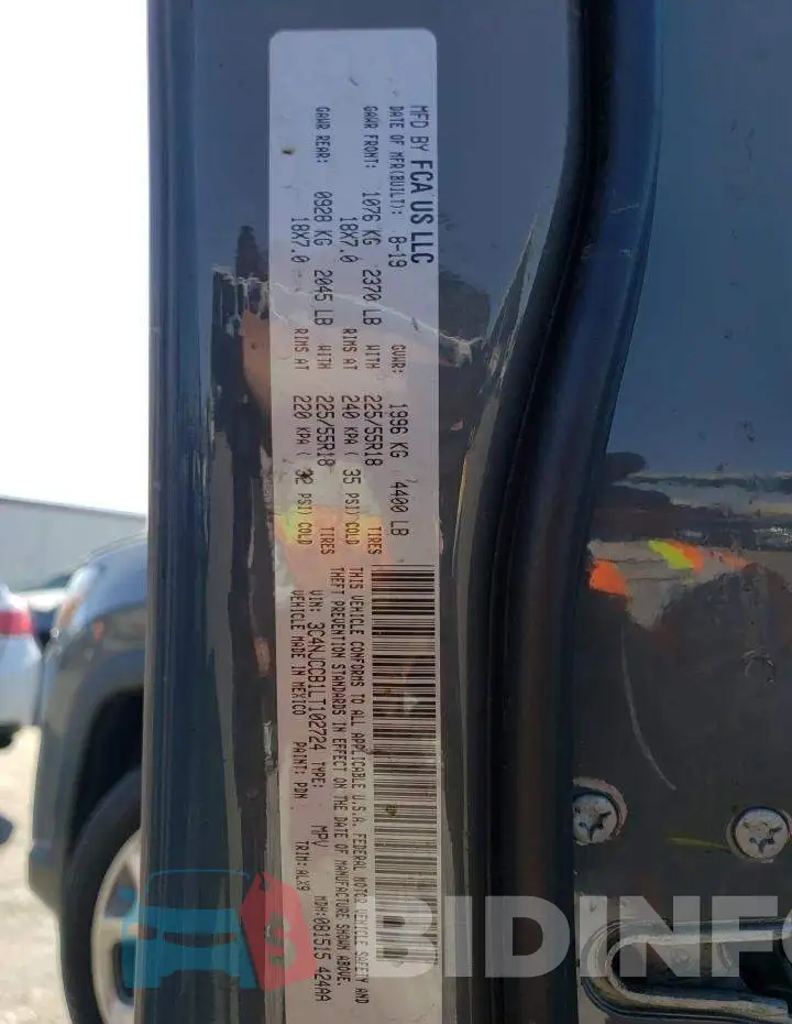 3C4NJCCB1LT102724 Photo# 12