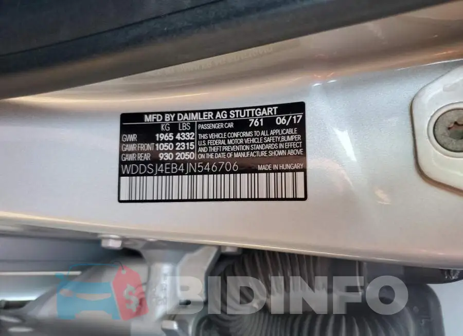 WDDSJ4EB4JN546706 Photo# 12