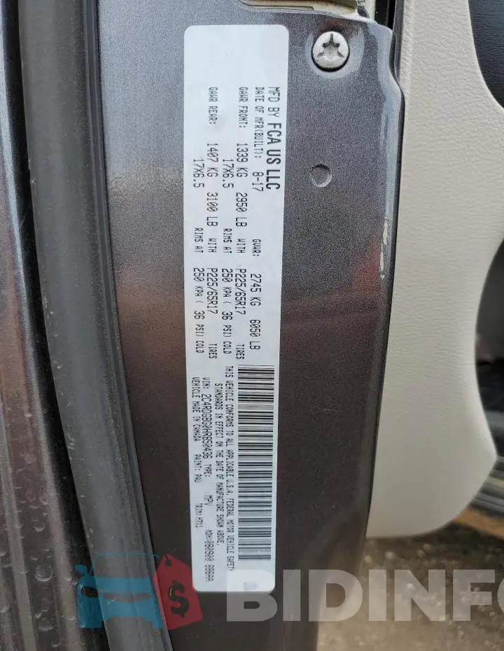 2C4RDGBG0HR850436 Photo# 13