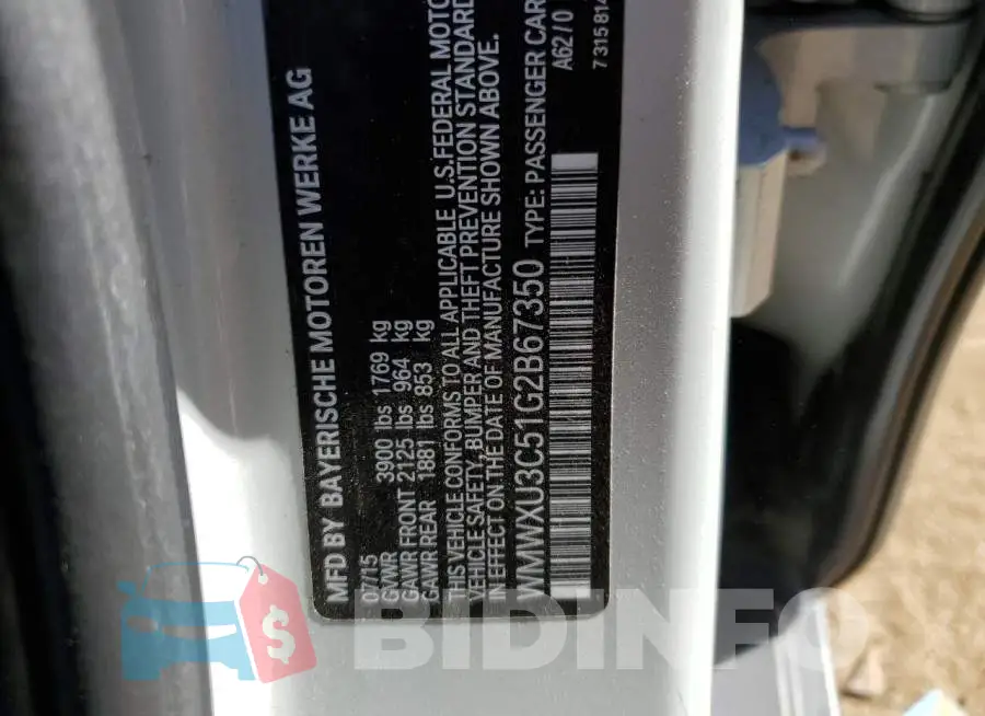 WMWXU3C51G2B67350 Photo# 12