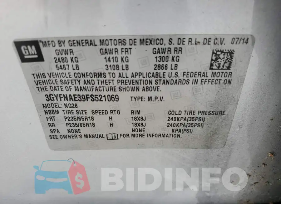 3GYFNAE39FS521069 Photo# 12