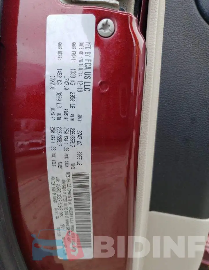 2C4RC1DG3LR151548 Photo# 13