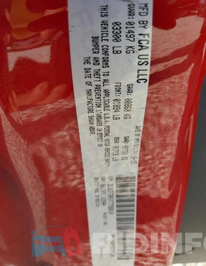 3C3CFFBR1FT756818 Photo# 12