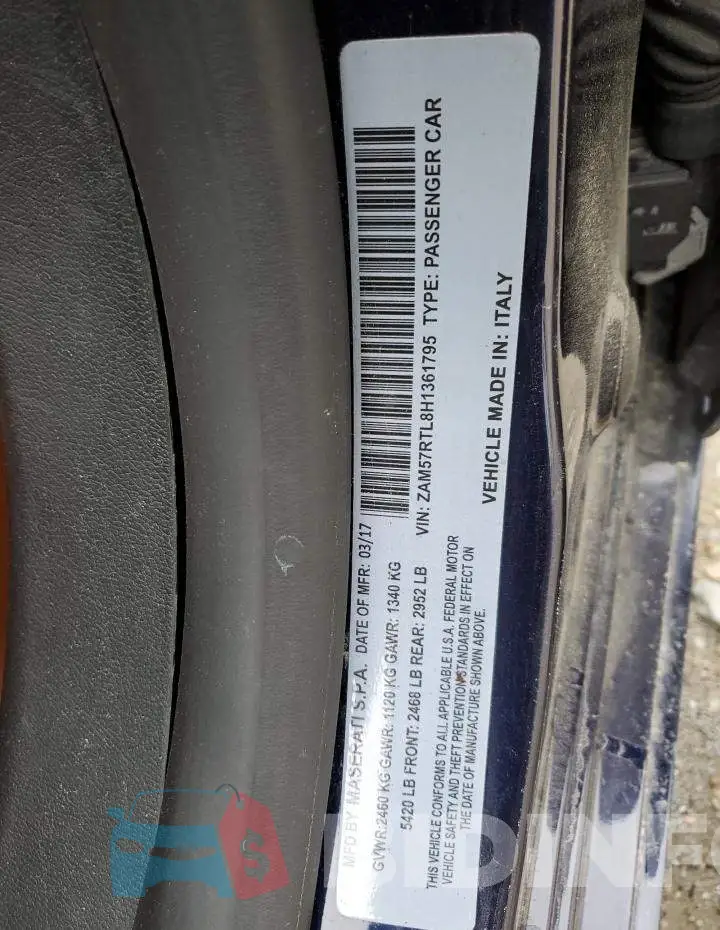 ZAM57RTL8H1361795 Photo# 12