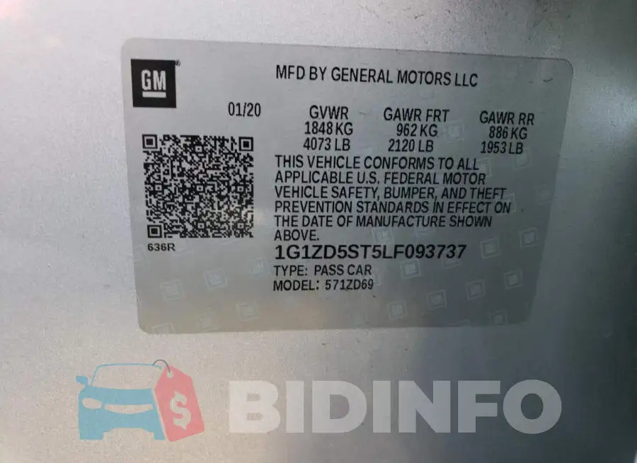 1G1ZD5ST5LF093737 Photo# 12