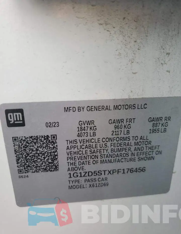 1G1ZD5STXPF176456 Photo# 12