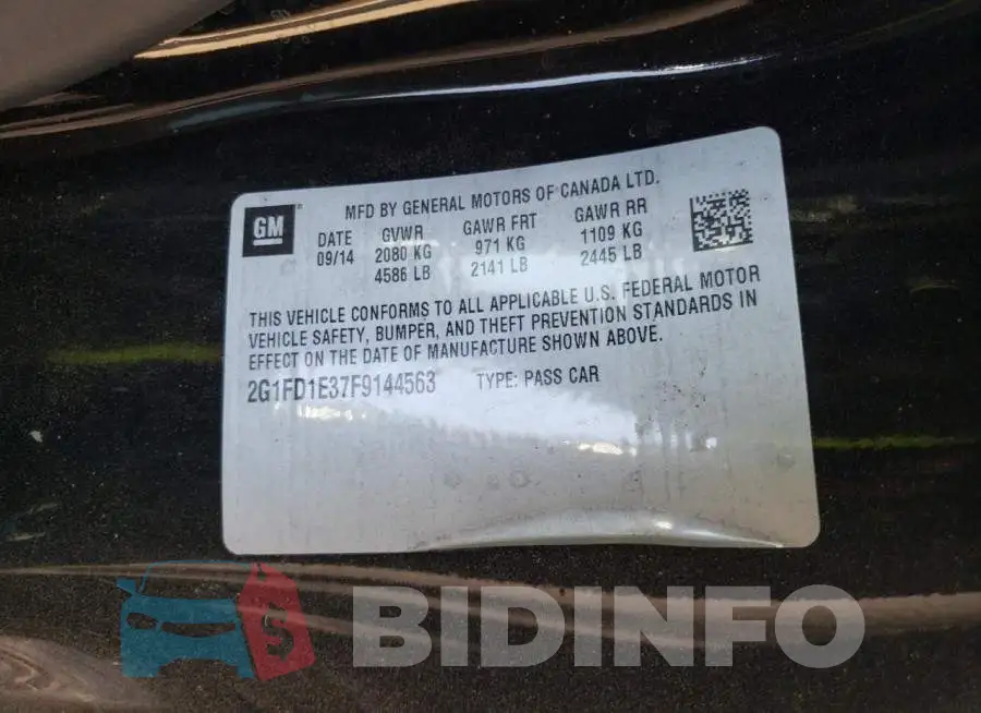 2G1FD1E37F9144563 Photo# 12