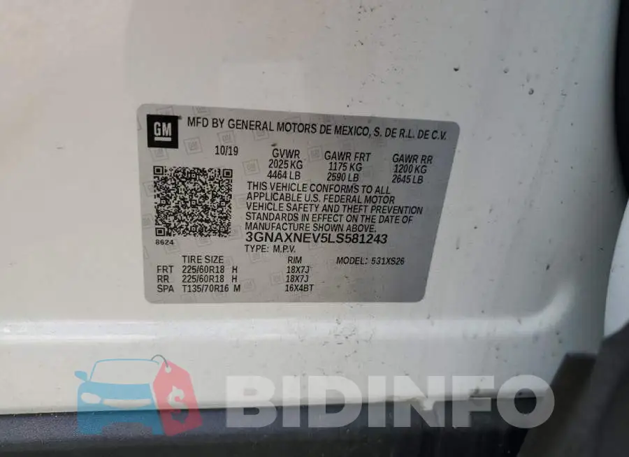 3GNAXNEV5LS581243 Photo# 13