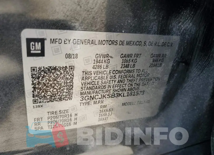 3GNCJKSB3KL161573 Photo# 12