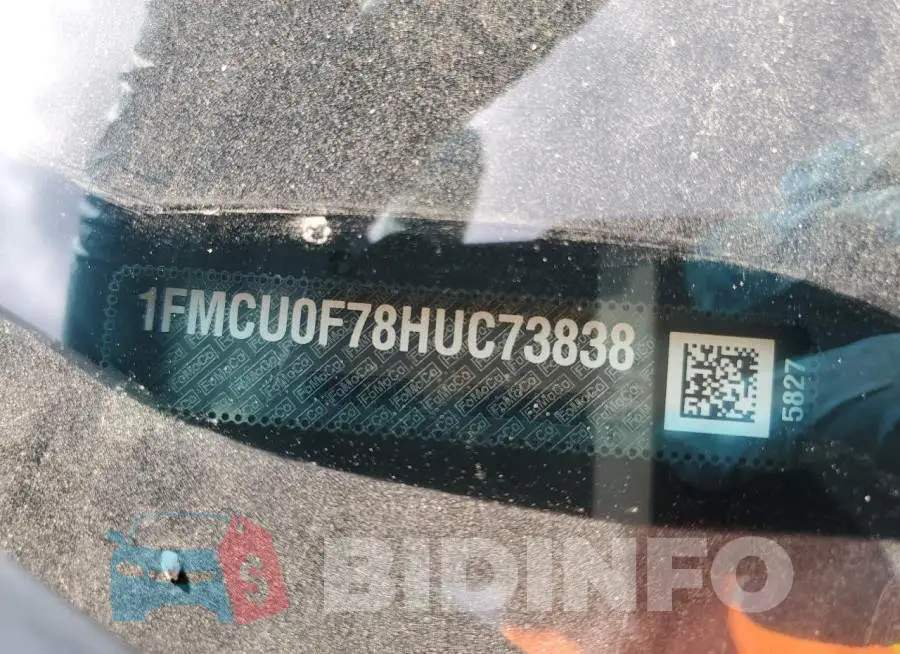 1FMCU0F78HUC73838 Photo# 13
