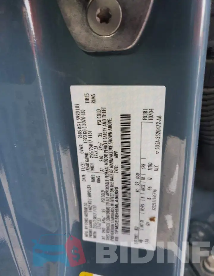 1FMDE5BH5MLA96890 Photo# 12