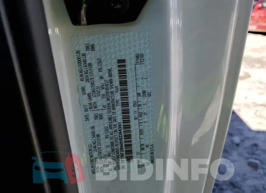 1FTBF2B60HED94361 Photo# 12