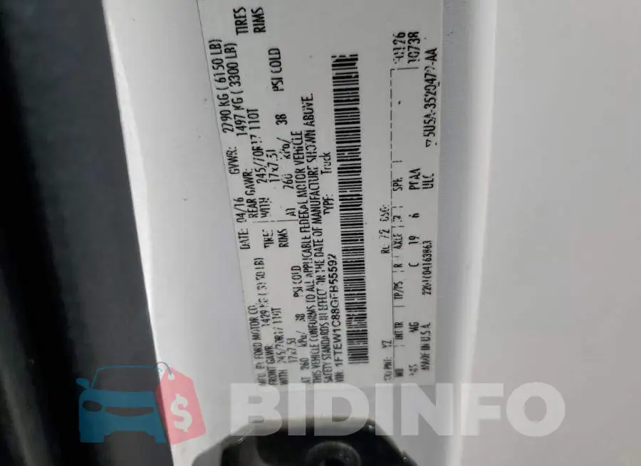 1FTEW1C88GFB55592 Photo# 12