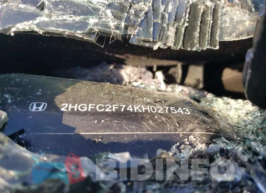 2HGFC2F74KH027543 Photo# 13