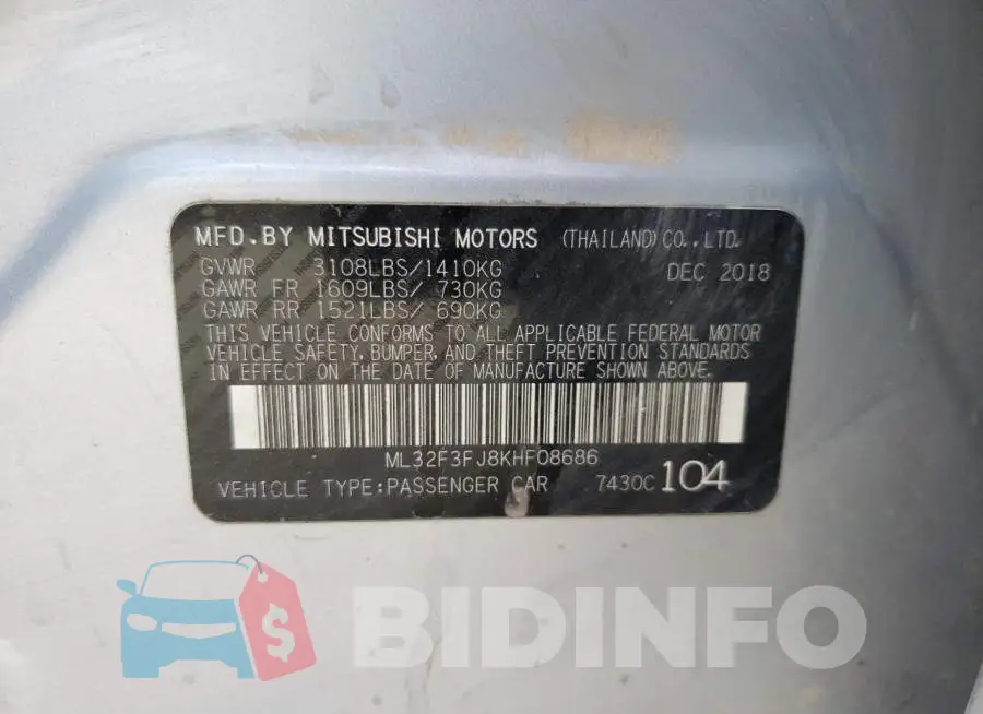 ML32F3FJ8KHF08686 Photo# 12