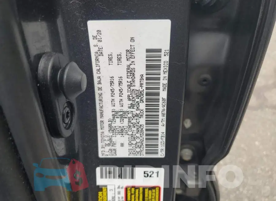 3TMCZ5AN2LM328435 Photo# 12