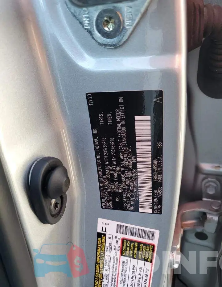 5TDZZRAH8MS517538 Photo# 12