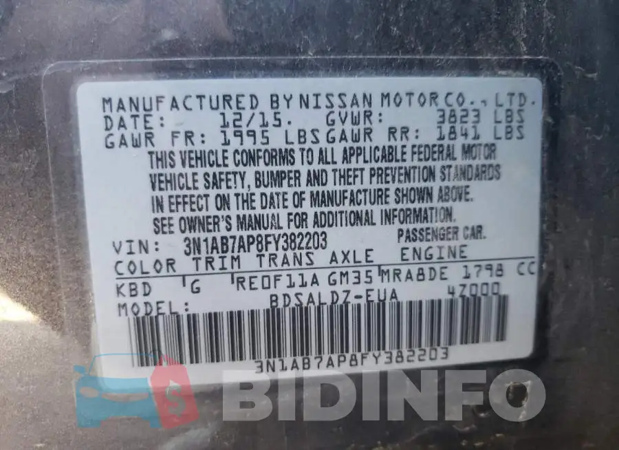 3N1AB7AP8FY382203 Photo# 12