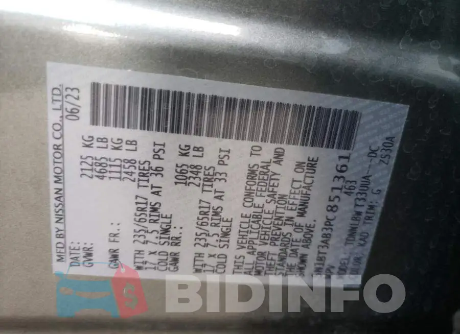 5N1BT3AB3PC851361 Photo# 14