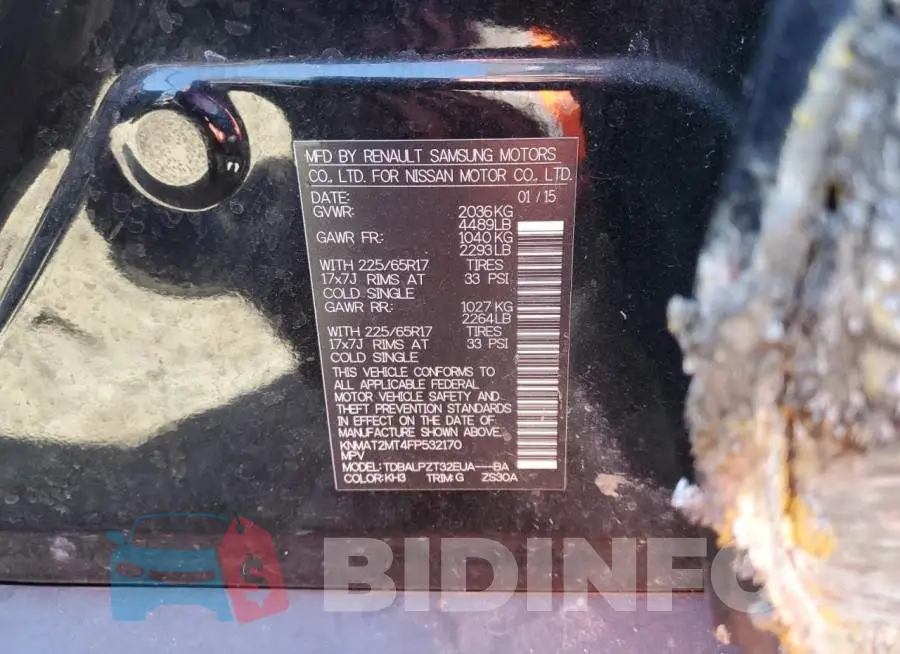 KNMAT2MT4FP532170 Photo# 12
