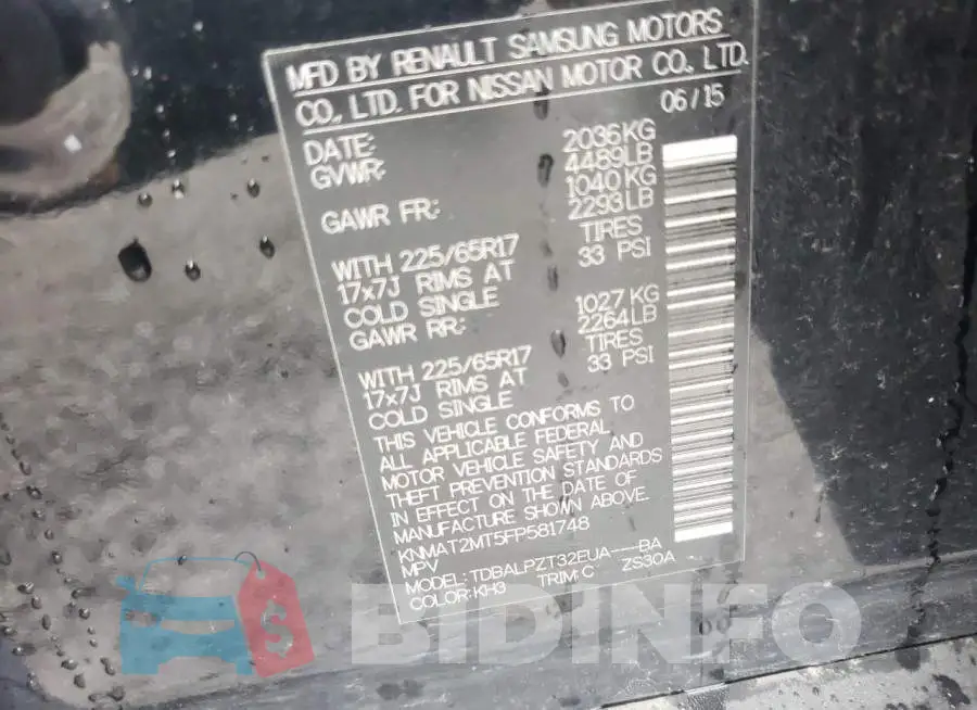 KNMAT2MT5FP581748 Photo# 12
