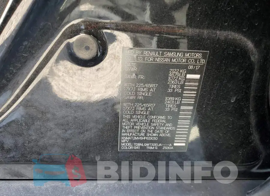 KNMAT2MV6HP619010 Photo# 13