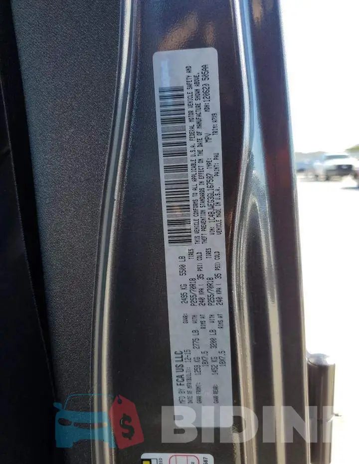 1C4BJWEG3GL167587 Photo# 13