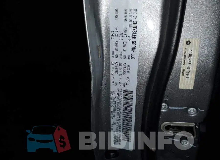 1C4NJRFB1FD109844 Photo# 14