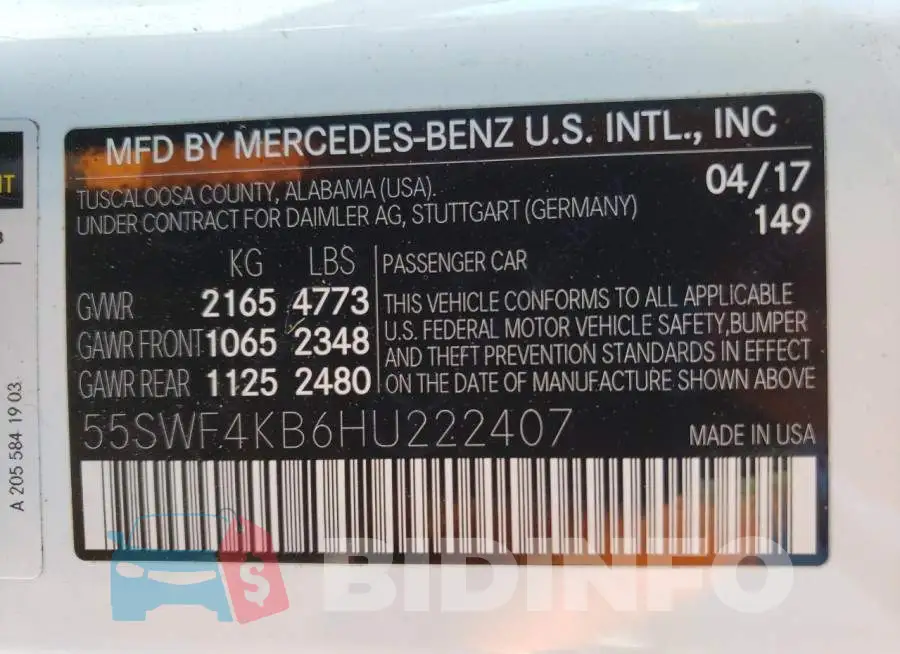 55SWF4KB6HU222407 Photo# 12