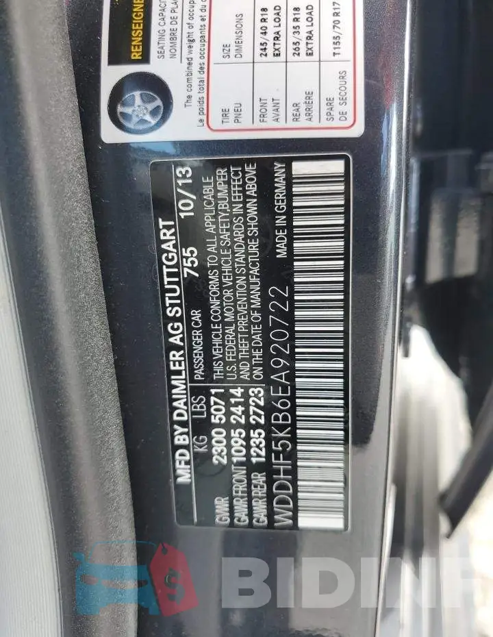 WDDHF5KB6EA920722 Photo# 12