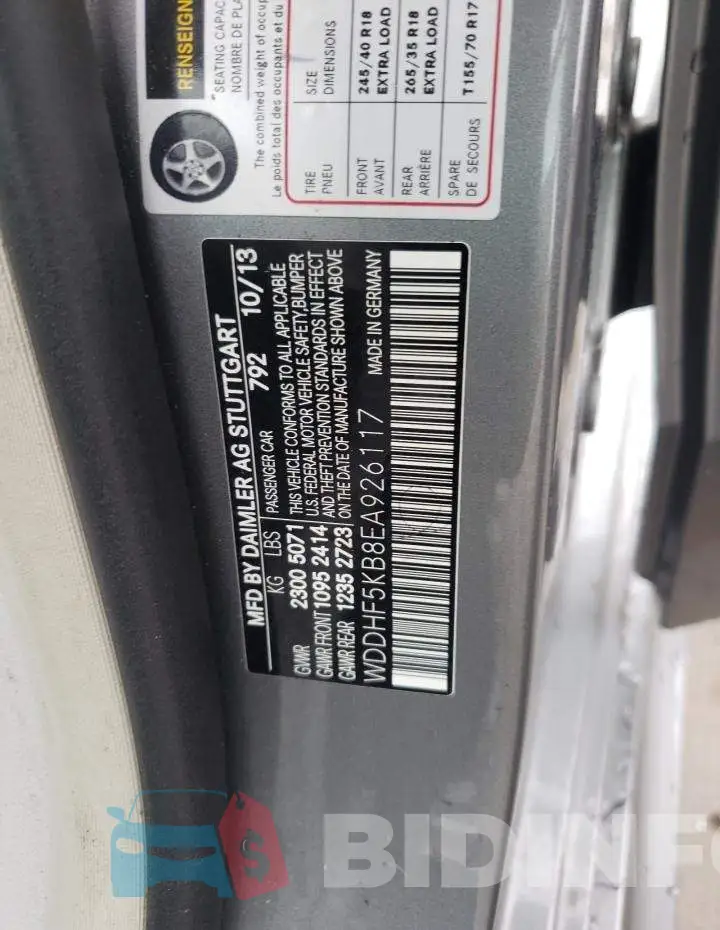 WDDHF5KB8EA926117 Photo# 12