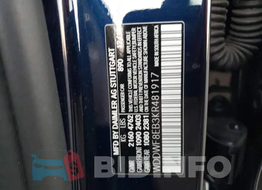 WDDWF8EB3KR481917 Photo# 12